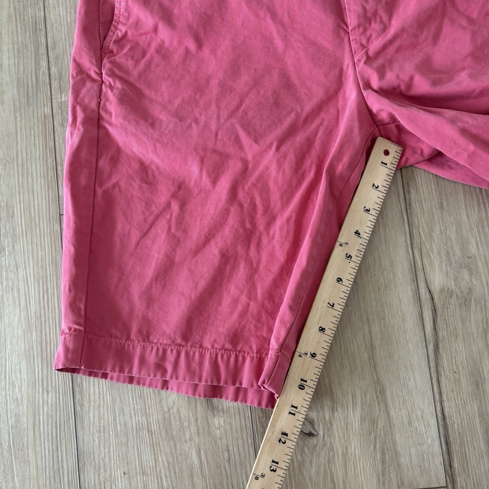 Brooks Brothers Bermuda Short Mens 38 Pink Nantucket Red Chino Preppy 10" - Picture 5 of 7